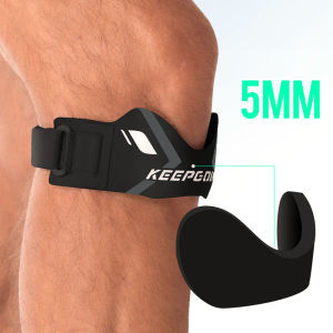 1pc Patella Knee Strap with Ergonomic Pad for Patellar Tendon Support Adjustable Compression StabilizerLightweight Breathable