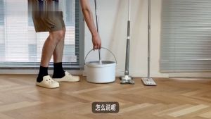 READY STOCK 360 Spinning Flat Mop with Bucket Sewage Separation Cleaning System Mop Floor Washing Household Cleaning Mop便捷拖把