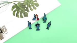 Bandai | Robot Brooch Cute Cartoon Shape Metal Badge Accessories Wholesale Lapel Pins for Clothes Hat Pins and Badges Decorative Brooches