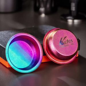 JUSTINLAU 58mm Titanium Coffee Puck Screen 18g Precision Filter Mesh Reusable Espresso Filter Plate for Coffee Machine