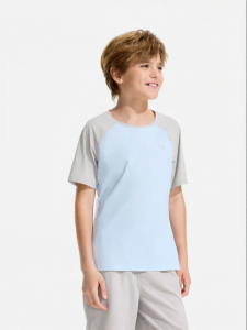 moodytiger | Sweat-absorbing Breathable Cooling Color-blocked Childrens T-Shirt