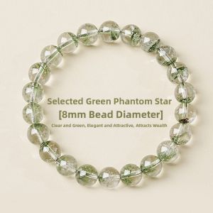 FUJINJIA | Emotion Stabilizing Green Spirit Crystal Beads Bracelet