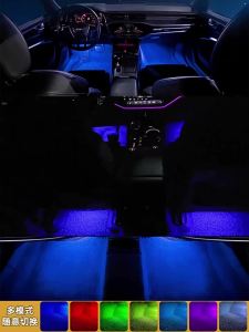 For Tesla Model 3 Y 2017 2018 2019 2020 2021 2022 2023 2024 2025 Car Footwell Lamp Atmosphere Lights Interior Decoration Accesso