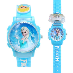 Kids Childrens Digital Watch Aisha Anna Rainbow Horse Rotate Watch Cover 3 Girls 4 Years Old Baby 5 Toy Watch