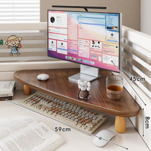 Monitor Desk Organizer Elevated Stand Corner Compatible