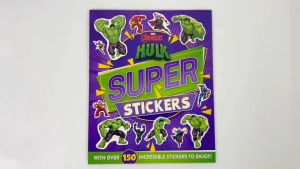 Marvel Hulk Super Stickers & Activity Book With Puzzles Mazes Spot The Difference & Over 150 Stickers For Kids