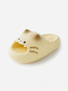 chikoku | Lovely Caramel Cat Claw Thick Bottom Slippers