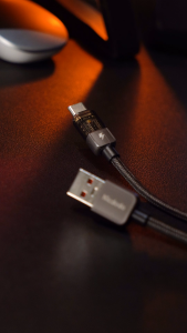 MCDODO CA-3151 | Auto Power Off Type-C 6A Super Charge Transparent Data Cable 1.8M
