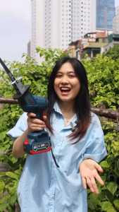 Máy cưa kiếm dùng pin Boshun - chân pin phổ thông 10cell lưỡi cắt sắc bén Tặng 4 lưỡi cắt TỔNG KHO CƠ KHÍ VDVA