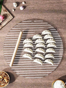 Dumpling Cover & Tray for Wrapping & Placing Dumplings Round Non-Stick