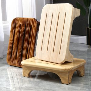 Solid Wood Small Stool Footrest Bench Sofa Stool Table Underfoot Stool Heightening Pad Simple Modern Style Adult Multi-functional Wooden Stool