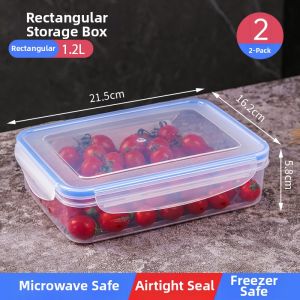 MRUN | Rectangle Microwave-safe Sealable Fresh Box Made of Plastic