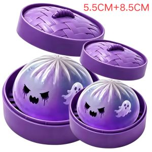 Schylling | Halloween Theme 5.5-8.5CM Ghost Dumpling Soft Sticky Slow Rebound Daily Anxiety Relief Home Decoration Gifts