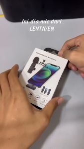 Bergaransi TaffSTUDIO Microphone Mini Clip On Mic Wireless Vlogging Singing 3.5mm K35 Pro