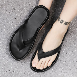 Non-slip Odor-Resistant Leather Slippers