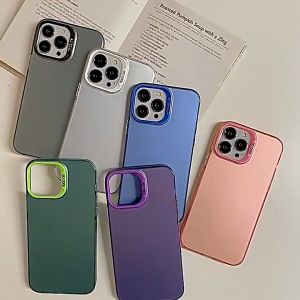 Tri-Town Casing for iPhone 11 12 13 14 15 16 Pro Max 7 8 Plus Xs Max X Xs Xr Double Film Covering Lens Frame Anti Drop Phone Case Protection Back Cover