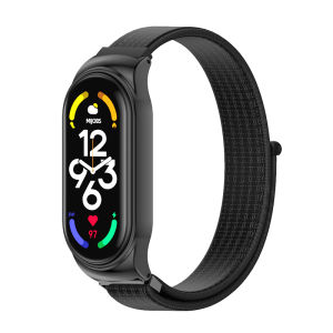 mijobs | Breathable Comfort Nylon Metal Band for Xiaomi Bracelet 10 9 8 7