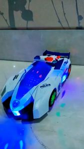 MOBIL MOBILAN POLISI JADI PESAWAT TRANSPOWER AIRCRAFT 5D LIGHTS NYALA LAMPU DAN MUSIK