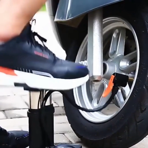 bơm hơi đạp chân cầm tay - vừa có bơm mini cầm tay nhỏ gọn vừa có bơm đạp chân cao áp tha hồ bơm từ xe máy xe đạp điện tới cả ô tô luôn nha!