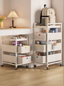 YIXUAN | Carbon Steel Multi-level Mobile Cart Storage Rack