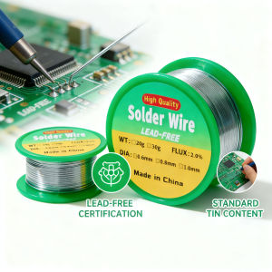 High quality Professional Solder Wire Lead-Free 0.6/0.8/1.0mm 2.0% Flux Core DIY Electronics Repair