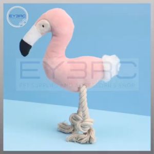 Pet Soft Squeaky Plush Toys Flamingo for Dogs and Cats - Premium Quality Material for Hours of Fun
