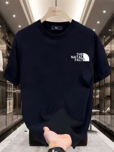 Heavyweight Summer American Style Mens T-Shirt Loose Fit Short Sleeve Pure Cotton Trendy Brand Breathable Casual Top