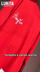 𝐇𝐎𝐎𝐅𝐋𝐀 𝐊𝐈𝐃𝐒 - Kaos Couple Family Lukita Sarimbit Series Merah