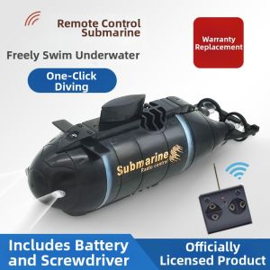 Happycow | Remote Control Mini Rechargeable Nuclear Submarine Model Boat Gift