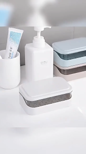 Plastic Soap Holder Portable Soap Dish Soap Box for Bathroom Shower Home Outdoor Camping Travel