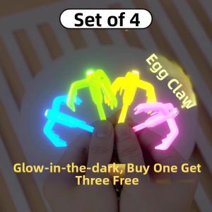 QAT | Glow in Dark Claw Rope Toy with Magnetic Spring for Children