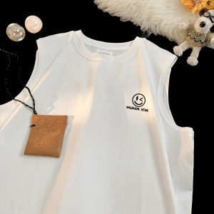 Pure Cotton Vest Men Sports Fitness Hurdle Waistcoat Vest Summer Thin Sleeveless T-Shirt White Underwear Sweat Shirt