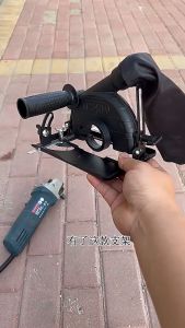Adjustable Angle Grinder Stand Angle Grinder Converter To Cutter Cutting Machine Base Bracket Safety Protective Cover