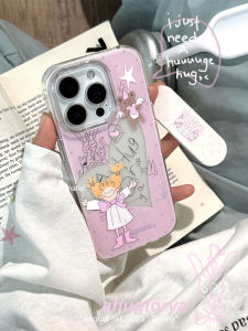 Banana Fish Original Illustration Designer Phone Case Matte Finish Cute Girl  16pro 17promax Compatible High End Design