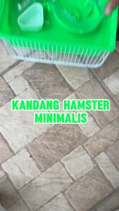 Kandang Hamster - Rumah Hemster Komplit - Kandang Hamster Lengkap