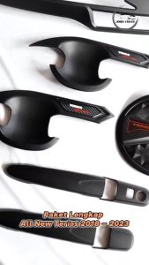 Paket Garnish Cover Handle Outer Pegangan Pintu Tank Cover All New Terios 2018 - 2023 Hitam Diamond Elegant
