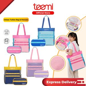 TEEMI PRIME CarryFun Set Beg Tuisyen Kotak Pensel Kombo Budak Sekolah Kids Tuition Bag Pencase Combo Primary School