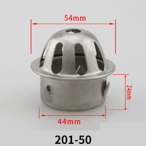 Stainless Steel Balcony Roof Round Large Displacement Anti-blocking Floor Drain Outdoor Rain Bucket Drainage Floor Drain