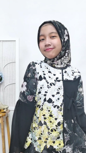 HBK Gamis Ceruty Baby Doll Premium Mix Burkad Prada Gamis Anak Perempuan Model Imelda Plus Hijab