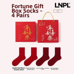 Lucky Year Red Socks Mid-Calf