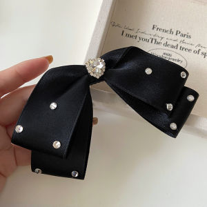 คลิปหนีบผมหางม้ากิ๊บติดผมม้ากิ๊ฟติดผมหินไรน์สโตนแห่งรักมีโบว์ส สำหรับ เด็กผู้หญิง ผู้หญิงเครื่องประดับผมสไตล์ เกาหลี ฤดู ร้อน