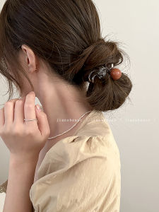 ยางรัดผมทรงกลมสีสันสดใส ยางยืดสูงสำหรับผูกผมแบบหางม้า ยางรัดผมแบบเรียบง่ายและอเนกประสงค์สำหรับผู้หญิง