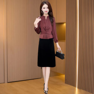 MAIMEI | Elegant Cheongsam Wedding Dress For Elderly Women Spring Summer New Arrival Lightweight Luxury Commuter Korean Style High Waist