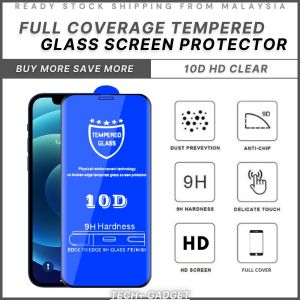 10D HD Clear Full Coverage Tempered Glass Screen Protector for iPhone 6 Plus 6S Plus 7 Plus 8 Plus SE 2020 XR X XS Max 11 Pro Max 12 Pro Max 13 Pro Max 12 Mini