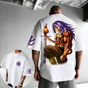 Bandai | Dragon Ball Anime Torankusu Printed T-shirt 2026 Mens and Womens New Summer Street Hip Hop Loose Casual Short Sleeve Top