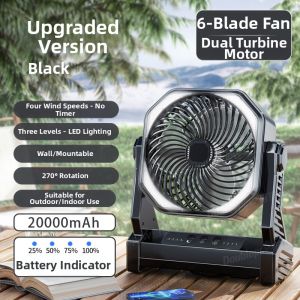 Doublepow | Outdoor Portable Desktop Fan Camping Fishing USB Charging Long Battery Life Student Dormitory Super Long Standby 1956