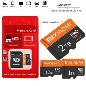 Xiaomi U3 Class 10 Full TF Memory Memory Card SD 128GB/256GB/512GB/1TB/2TB Micro TF SD Card For CellPhone Computer Camera