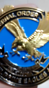 THE FRATERNAL ORDER OF EAGLES PHILIPPINE EAGLES METAL EMBLEM