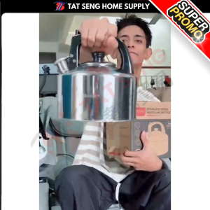 TSMaster 4.5L Stainless Steel Whistling Kettle Induction Stove Boiling Kettle Cerek Air Panas Cerek Berbunyi - Loud Whistle Alert Food-Grade Steel Induction & Gas Compatible