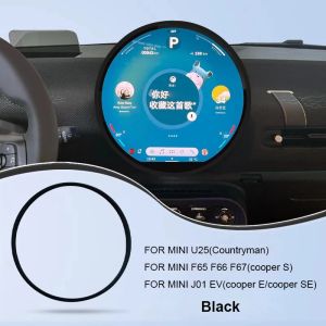 For Mini Cooper E SE Countryman U25 J05 Aceman J01 EV 2024 Car Silicone Protective Frame Edge Cover Navigation Screen Protector